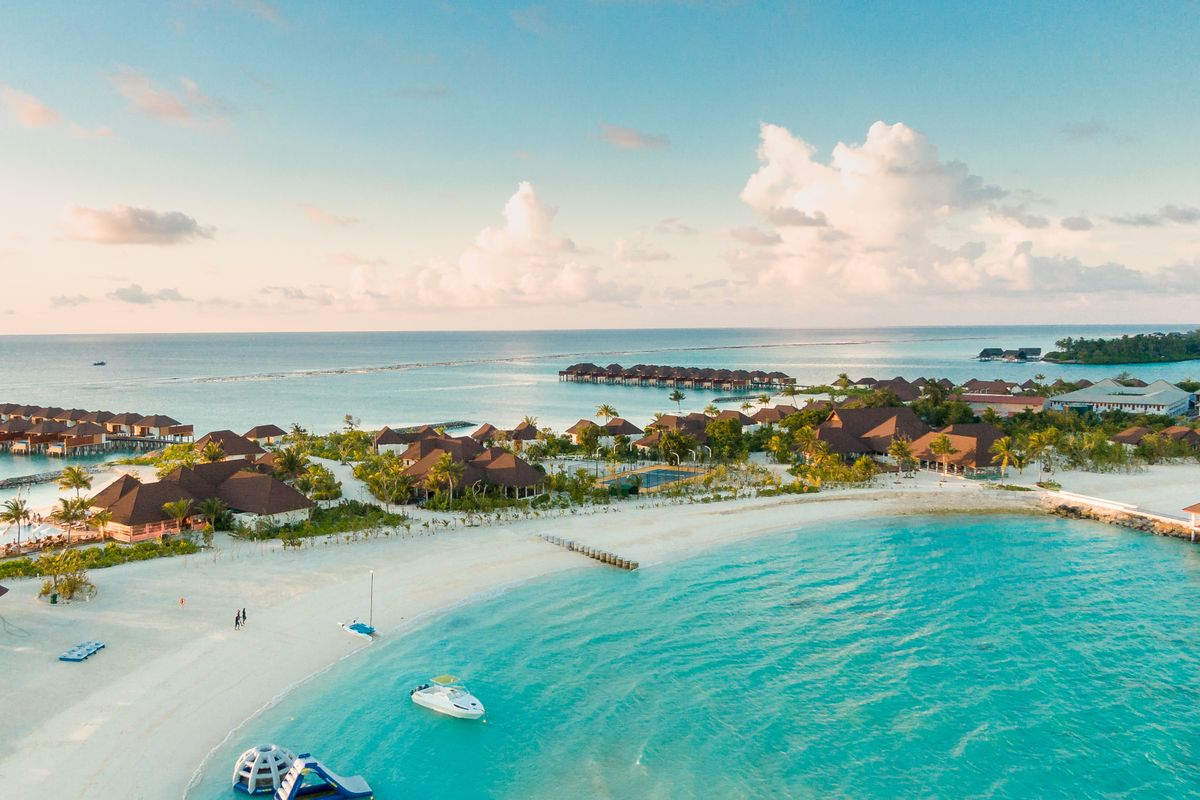 Vista costera de Sisal, Yucatán